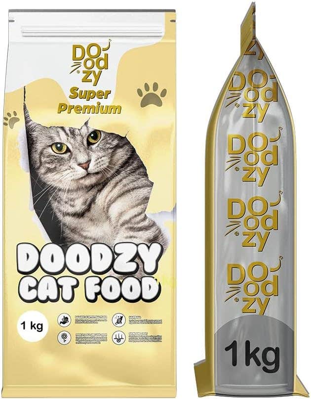 DOODZY Cat Super Premium Dry Food - Chicken Flavor, 1KG