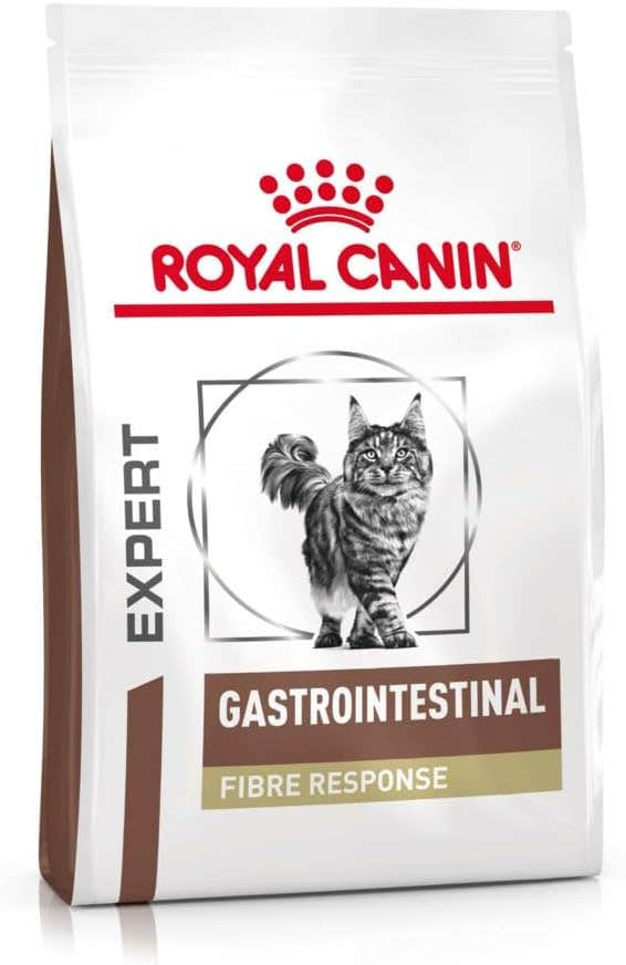 Royal Canin Veterinary Gastrointestinal Fibre Response | Pack of 4 | 4 x 400 g | Dry Food for Adult Cats | To Support Digestion | Adapted Energy Content