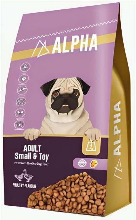 ALPHA Adult Small & Toy Dog Dry Food (Complete Balanced Diet) 4Kg