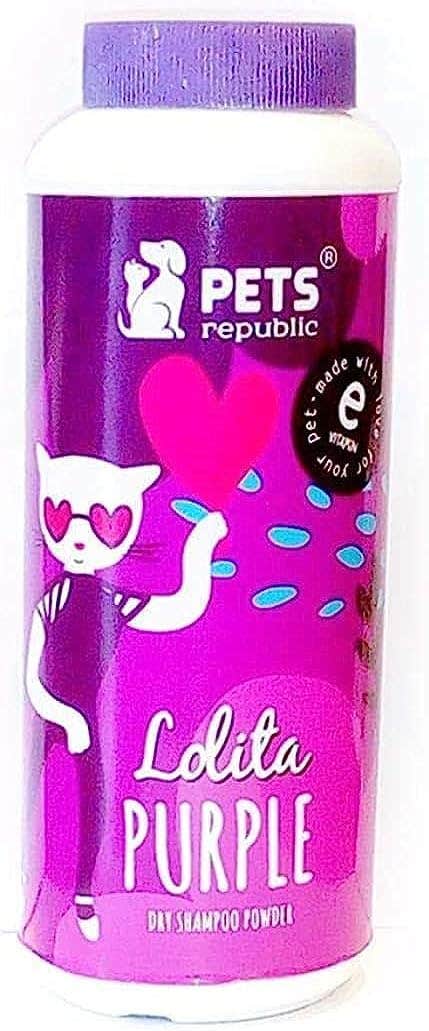 Pets Republic Lolita Purple Dry Shampoo Powder - 200g