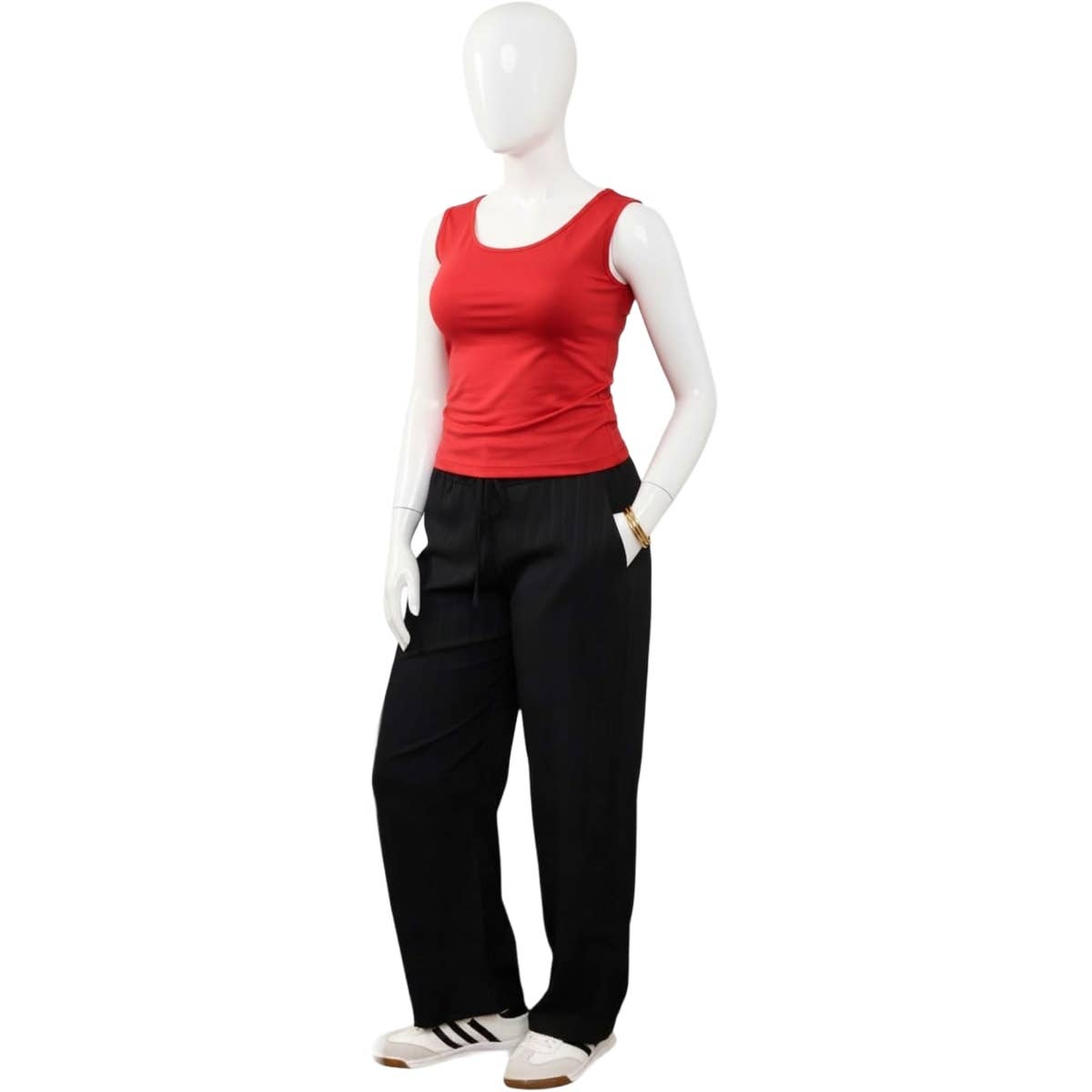 Women's Basic Sleeveless Tank Top, Double Layer, maroon free size