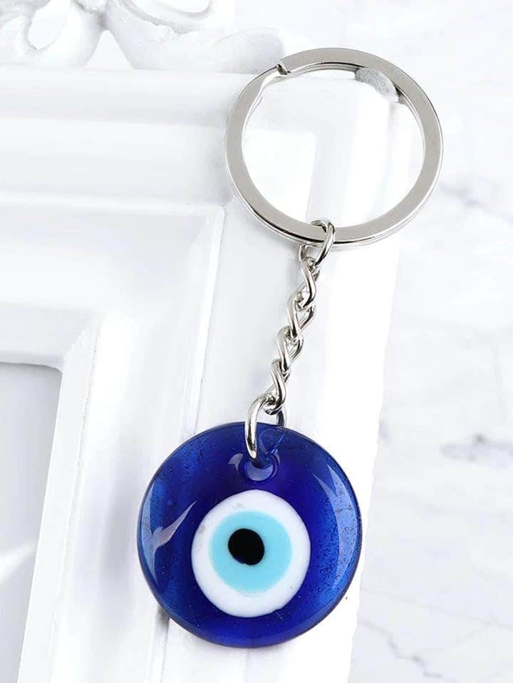 Evil Eye Medallion for Men - Protection Charm with Positive Energy