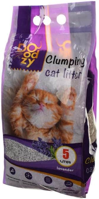 DoodzyCat Litter - White Clumping Cat Litter - Multiple Scent Options - Ultra-Absorbent, Low Dust, Odor Control, Easy to Clean