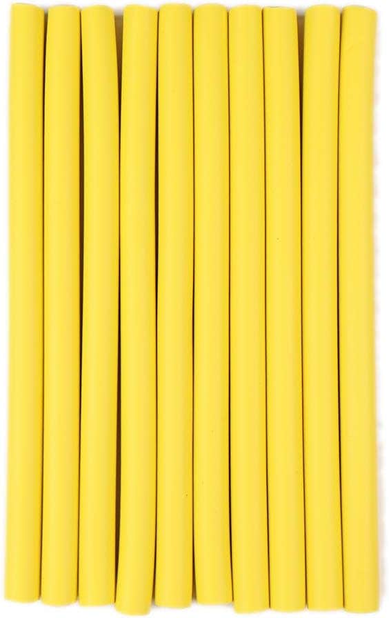 Leticia Heatless Hair Curlers For Long Hair Flexi Rods Hair Rollers (Random Color）
