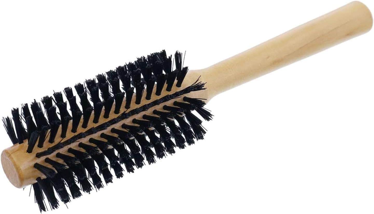 Wooden Hair Brush, Small, Beige