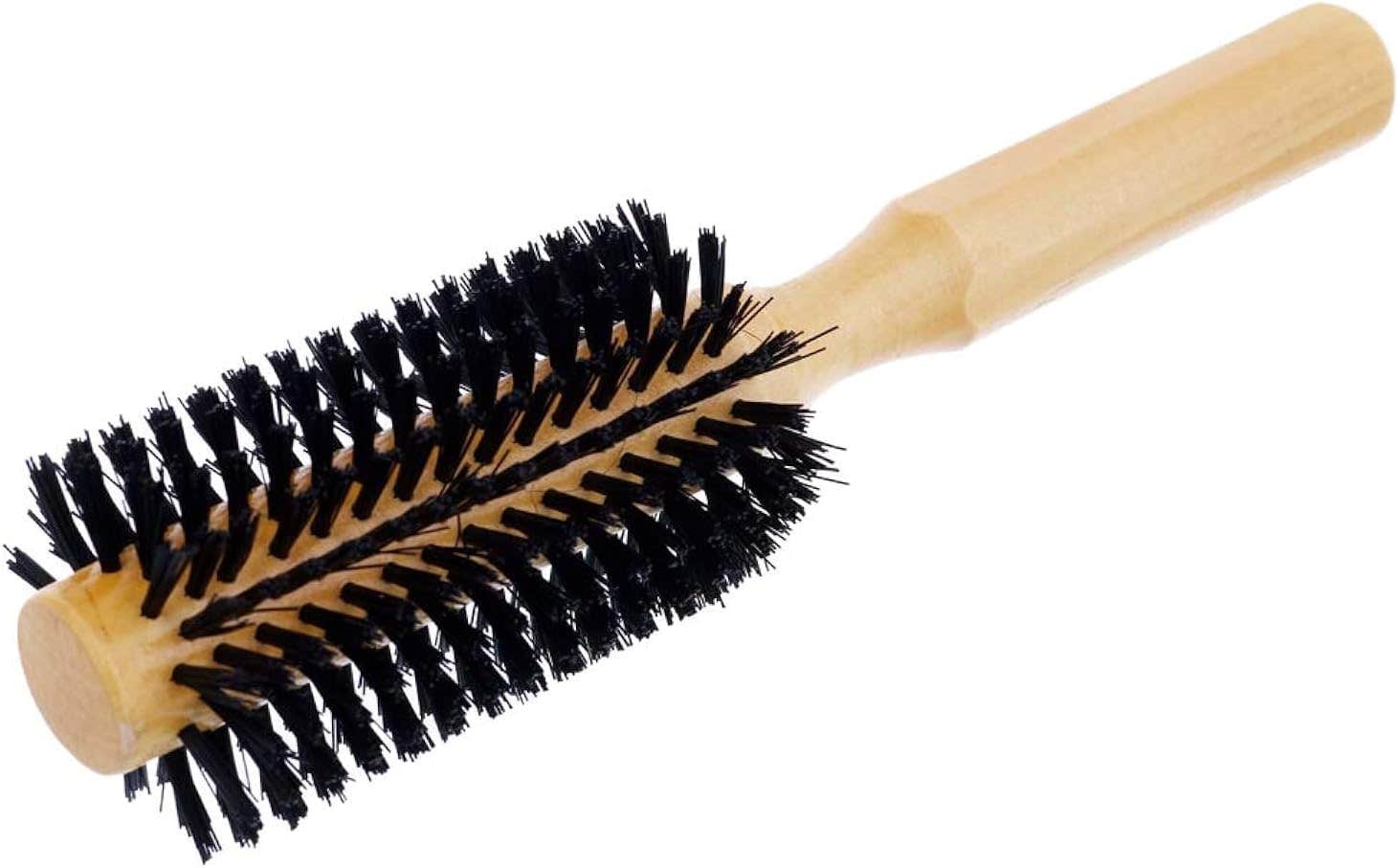 no logo Wooden Hair Brush Medium - Beige