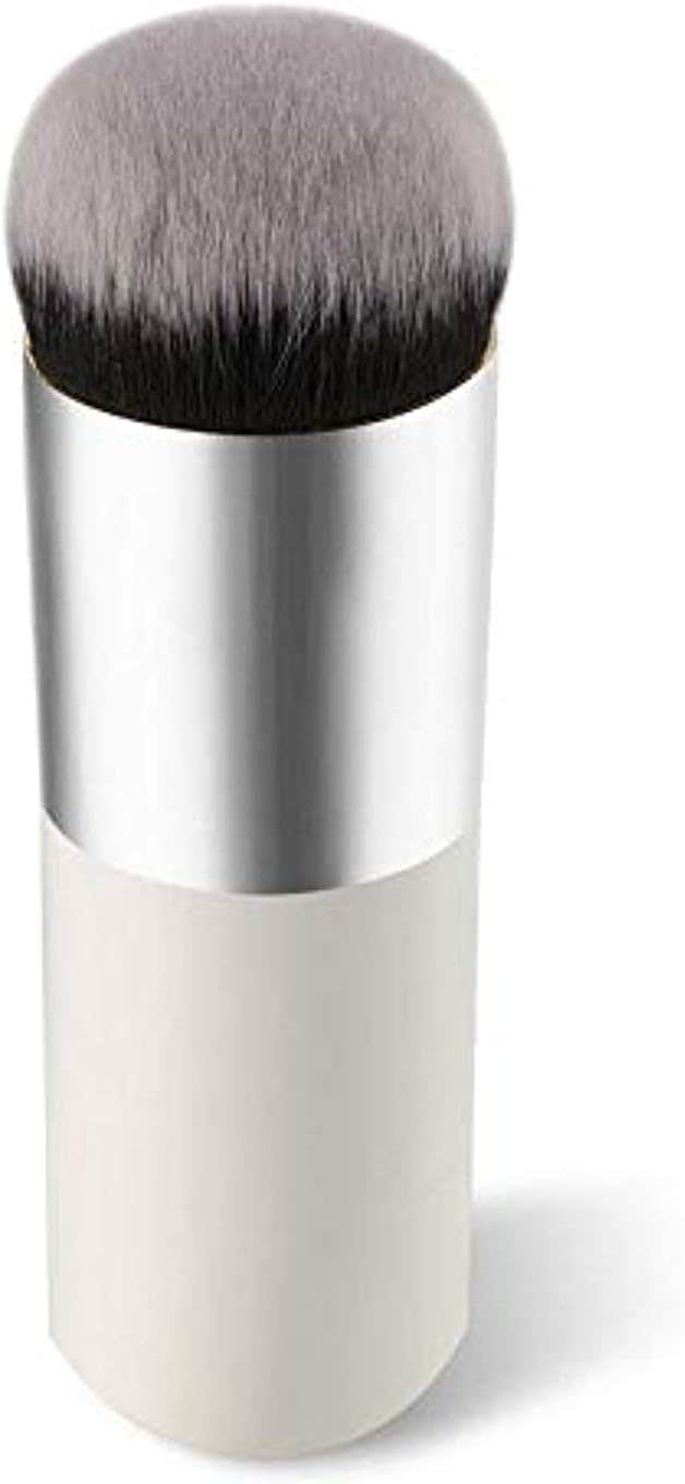 1PCS Portable Big Round Head Makeup Brush Beauty Cosmetic Brush Foundation Brush Blush Brush Face Powder Brush BB Cream Brush for Daily Use or Travel