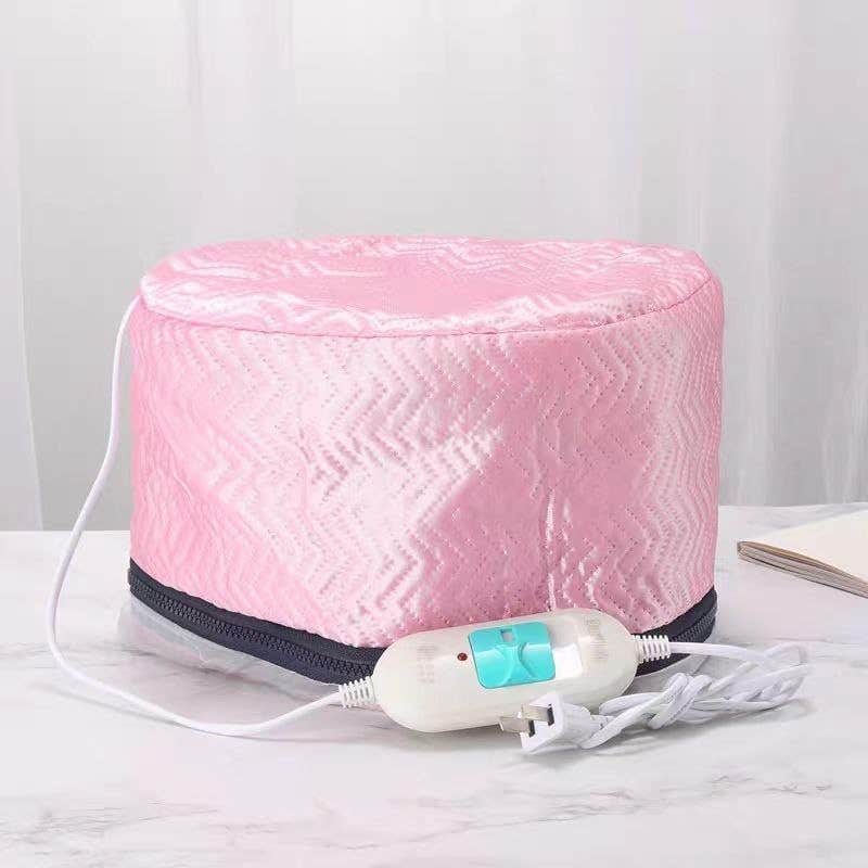 Thermal Hair Care Bonnet - Professional Heat Cap for Nourishing Hair with Oil Treatment and Mask