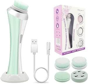 4-in-1 Electric Facial Cleansing Brush | Deep Cleansing & Blackhead Remover