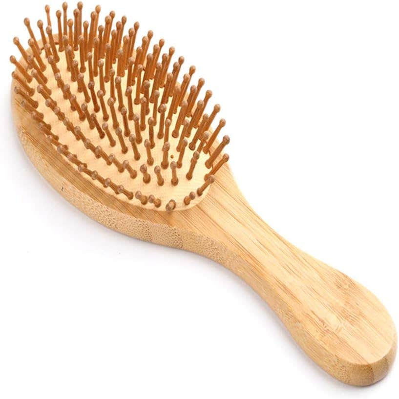 Wood Comb Professional Healthy Paddle Cushion Hair Loss Massage Brush Hairbrush Comb Scalp Hair Care Healthy bamboo comb