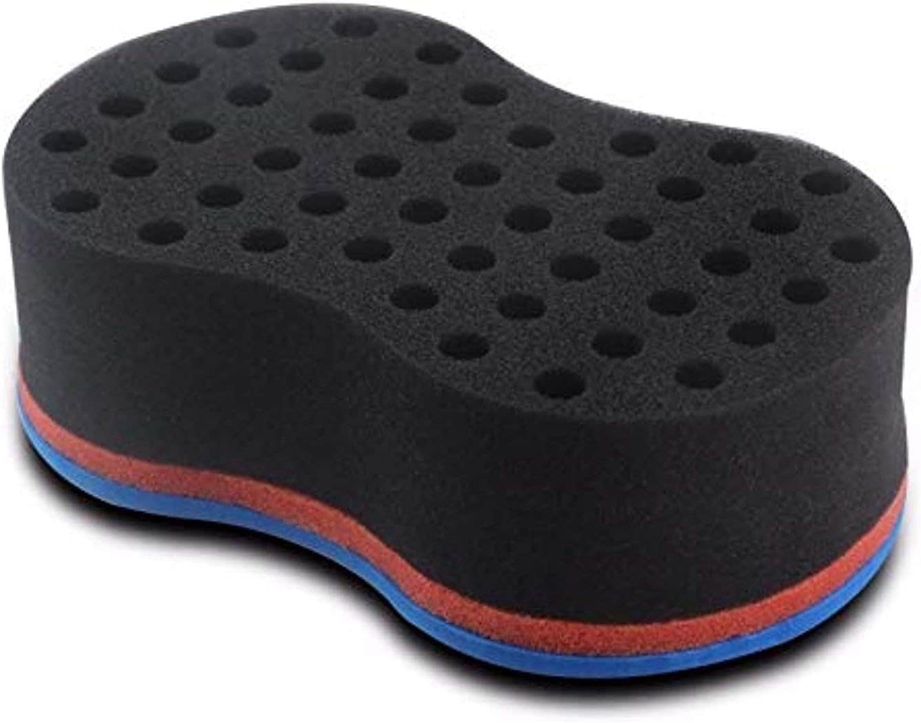 Curly Weave Flat Hole Sponge Brush