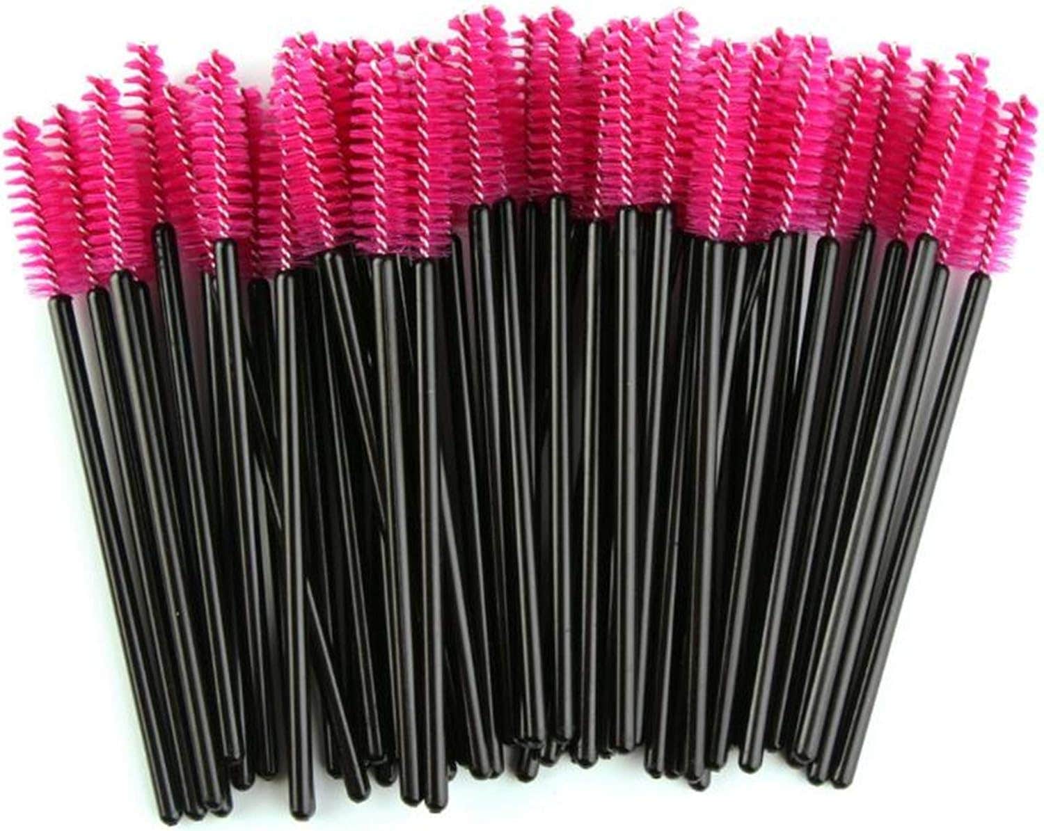 50 Pieces Disposable Eyelash Mascara Brushes Makeup Tool Kits