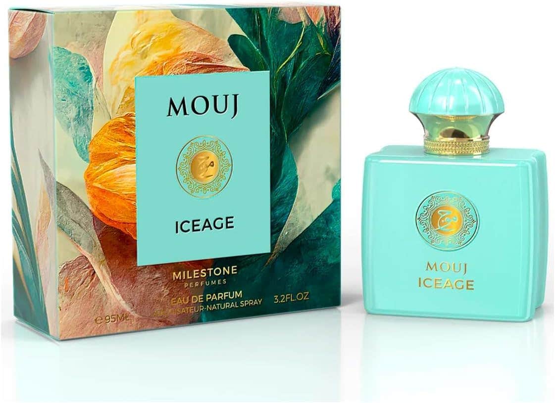 Milestone Mouj Iceage Eau De Parfum Unisex 95ml – Long-Lasting Floral Fragrance