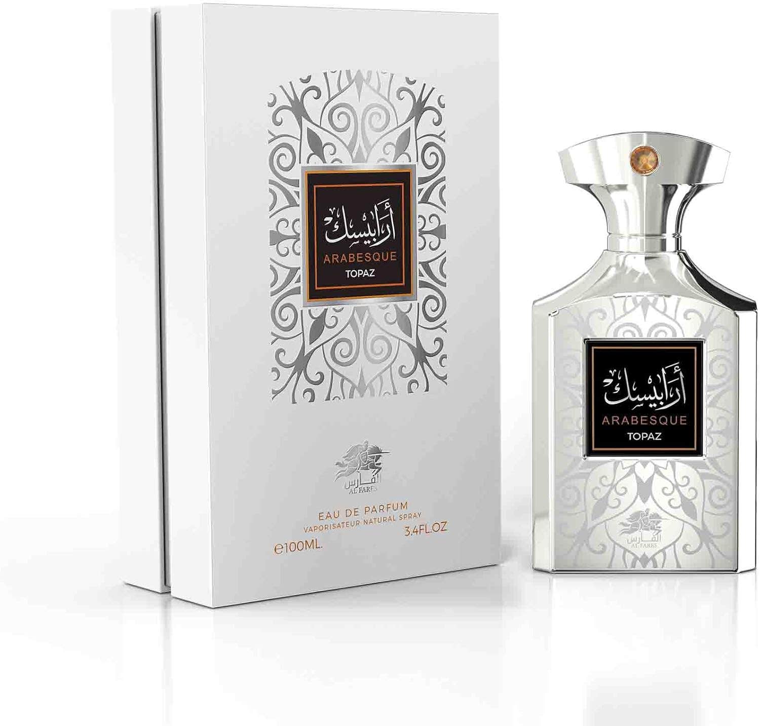 Emper Al Fares Eau De Parfum Arabesque Topaz 100ml Unisex Fragrance