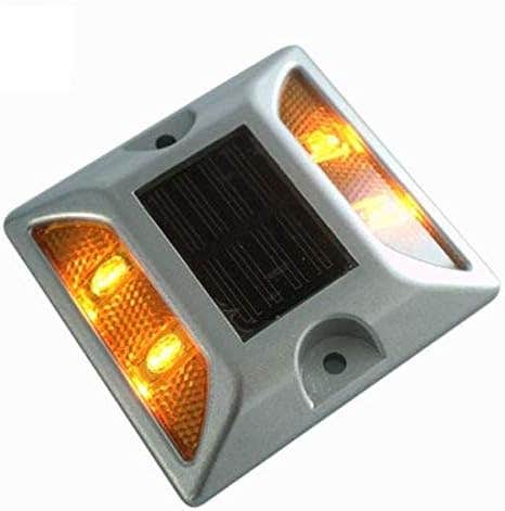 SUN POWER 2W LED Solar Spike Light, Yellow - Outdoor Landscape Pathway Lighting