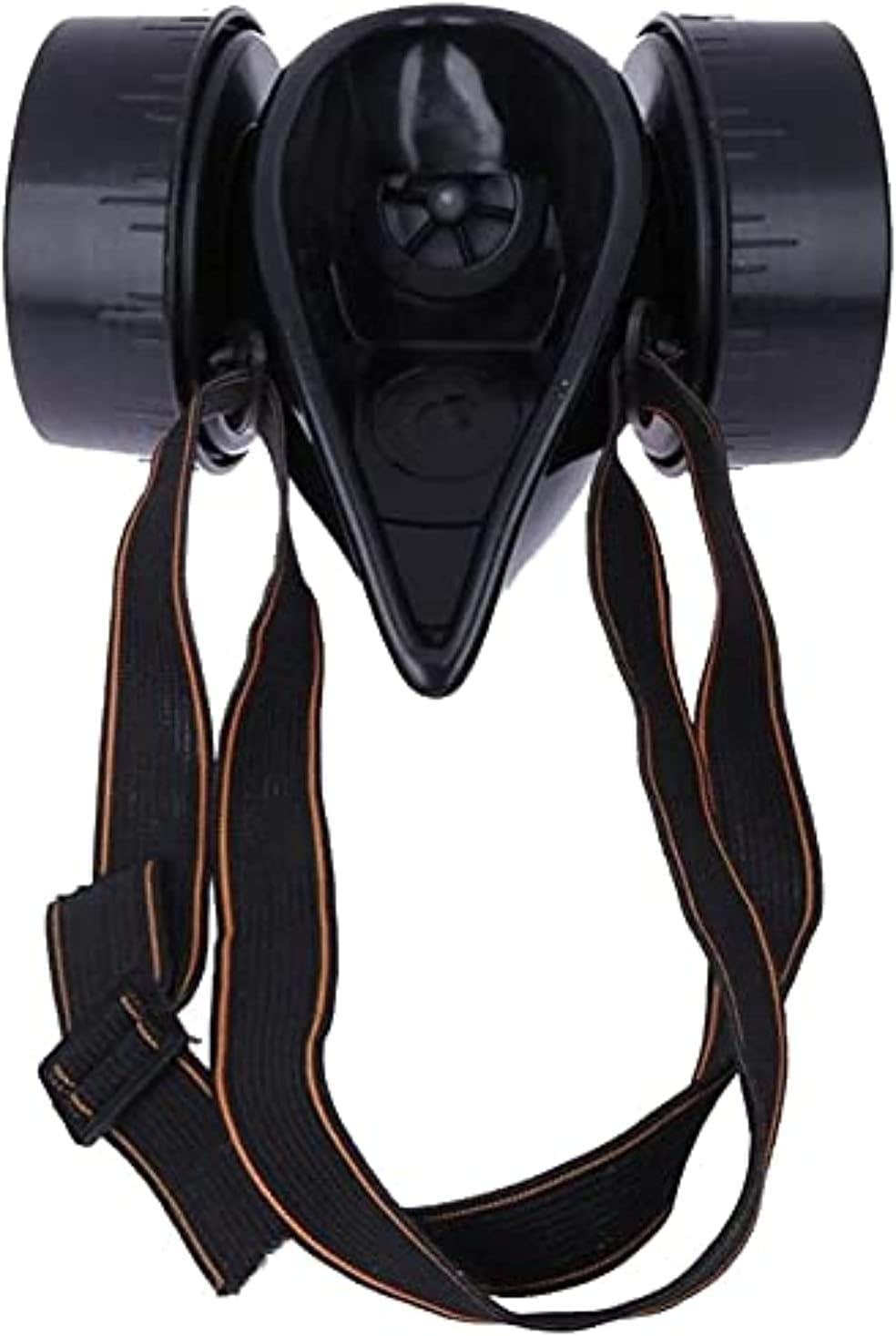 Unisex PVC Anti Dust Paint Respirator Protection Mask - Black