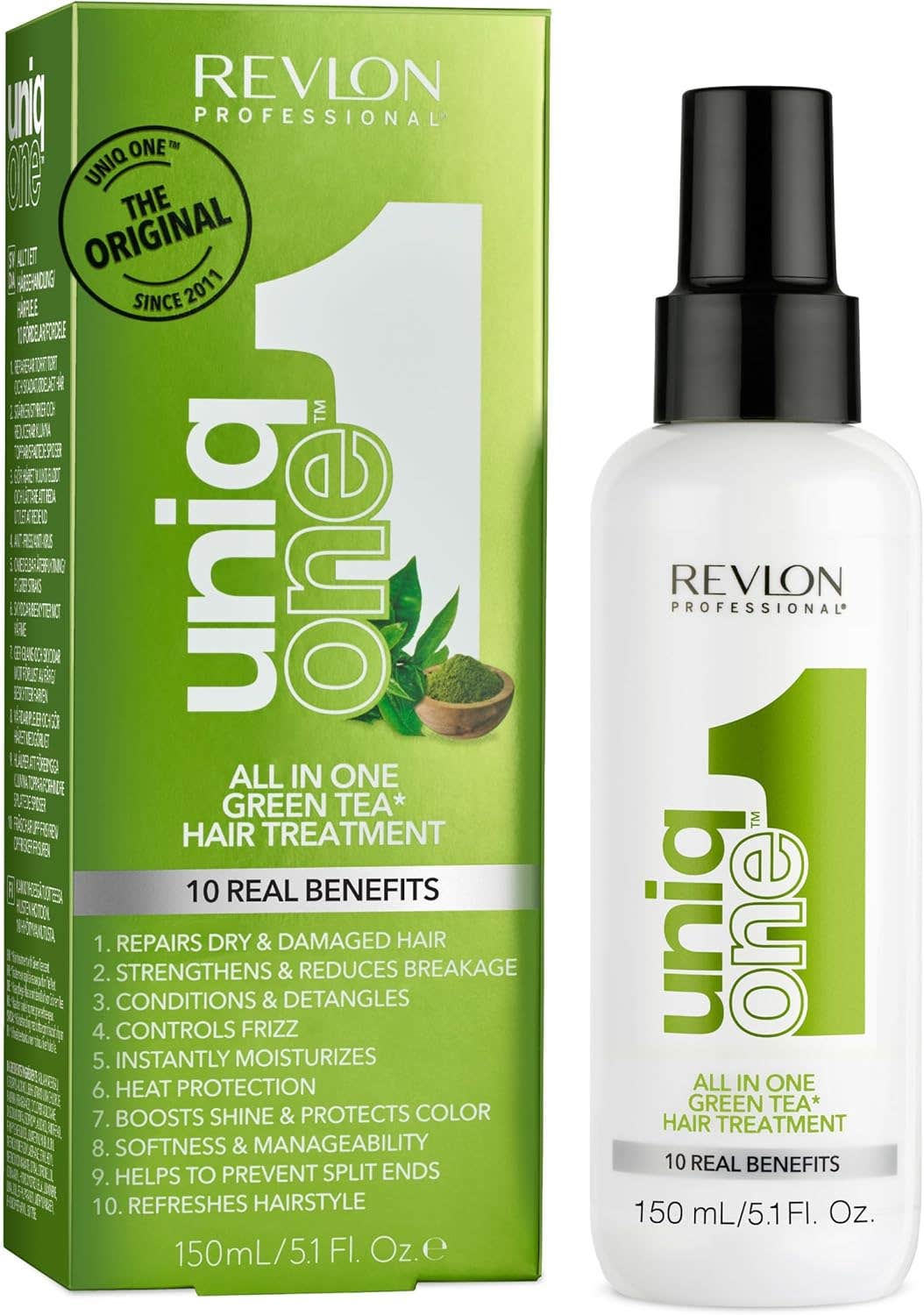 Revlon Professional UniqONE Green Tea Leave-In Hair Treatment 150ml