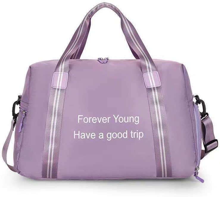 Generic Multifunctional Sports Travel Bag with Shoe Compartment - 32x45cm (Sky)