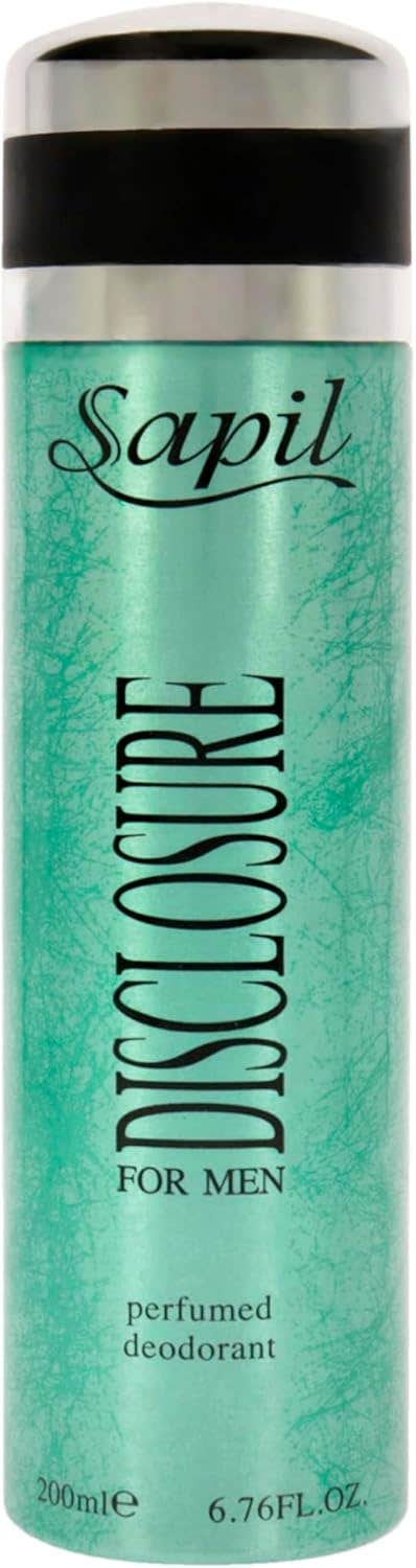 Sapil Men's Perfumed Deodorant Body Spray - Fresh Scent - 200ml