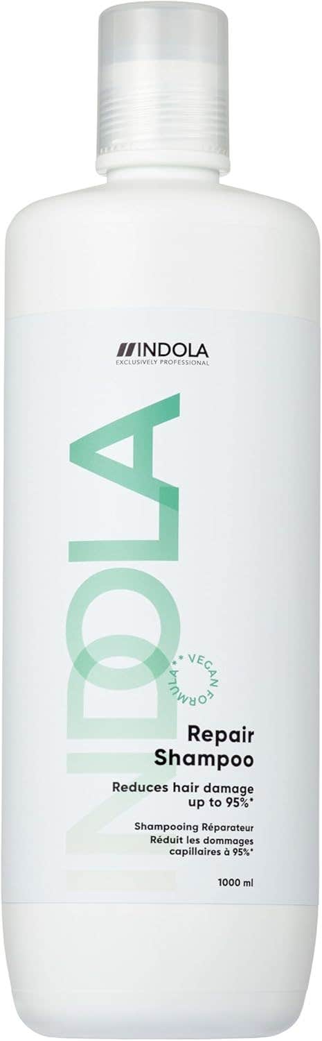 Indola Repair Shampoo 1000 ml | Cleans and nourishes damaged hair