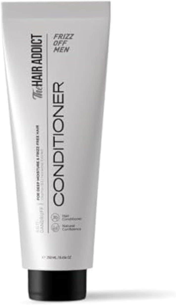 The Hair Addict MEN Frizz-Off Conditioner 250ml - Anti-Dandruff & Frizz Control