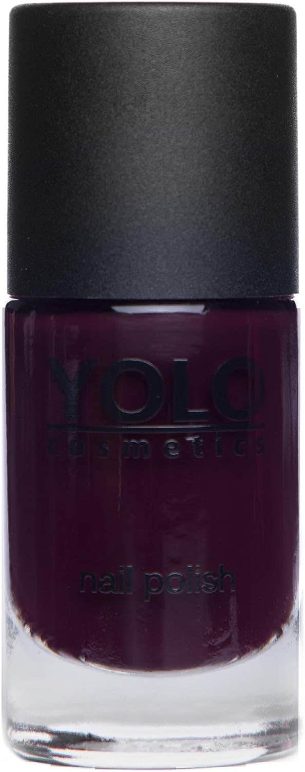 YOLO Maroon Nail Polish 10ml - Quick Dry Formula