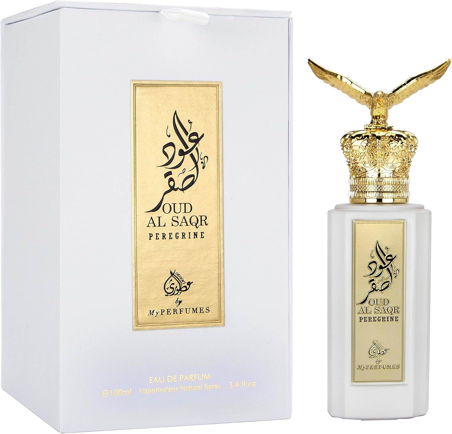 My Perfumes OUD AL SAQR PEREGRINE Eau De Parfum, 100ml - Unisex Long-Lasting Fragrance