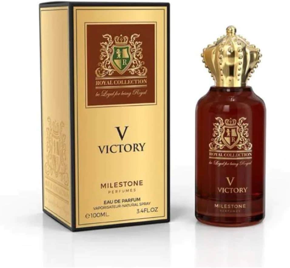 Milestone V Victory Eau De Parfum for Men 100ml - Fresh & Long-Lasting Fragrance