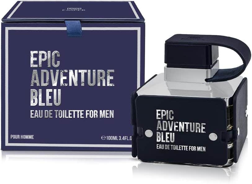 Emper Epic Adventure Bleu Eau de Toilette Spray for Men - 100ml