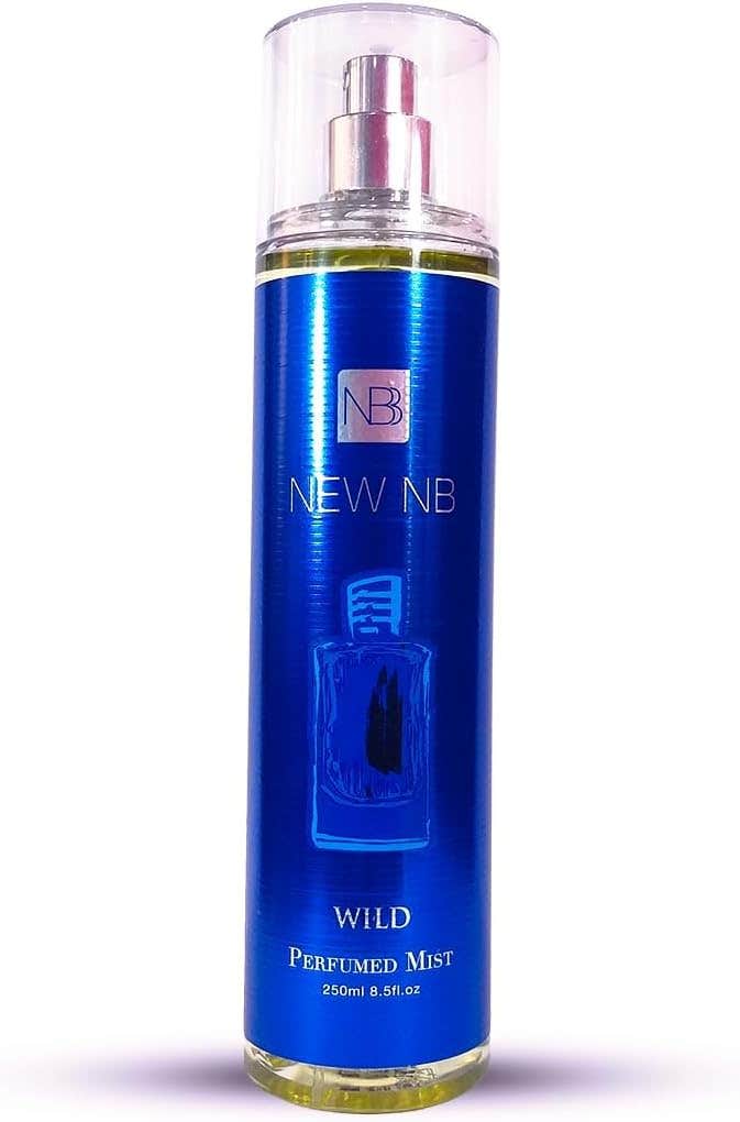 NEW NB Perfume Mist Wild For Men 250ml - Long Lasting Fragrance