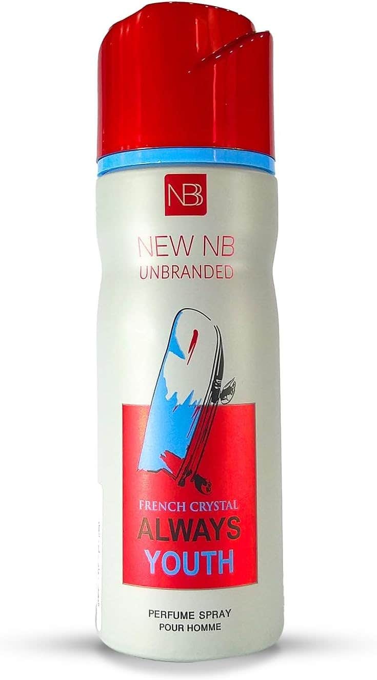 NEW NB Always Youth Men's Perfume Spray 200ml - Long Lasting Fresh Fragrance