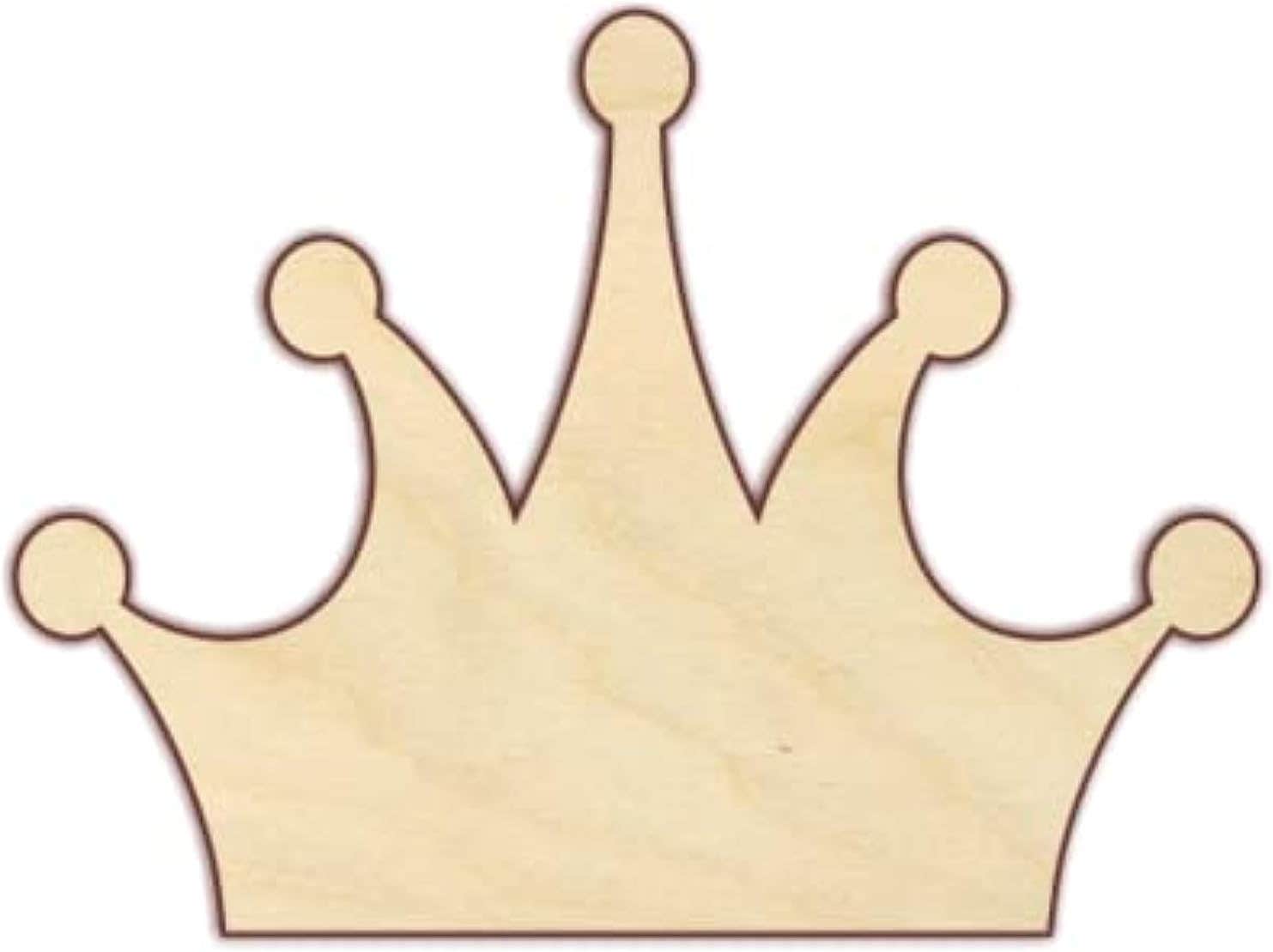Royal Crown Shape Wood All Arts Decoration Decoration Kids Painting