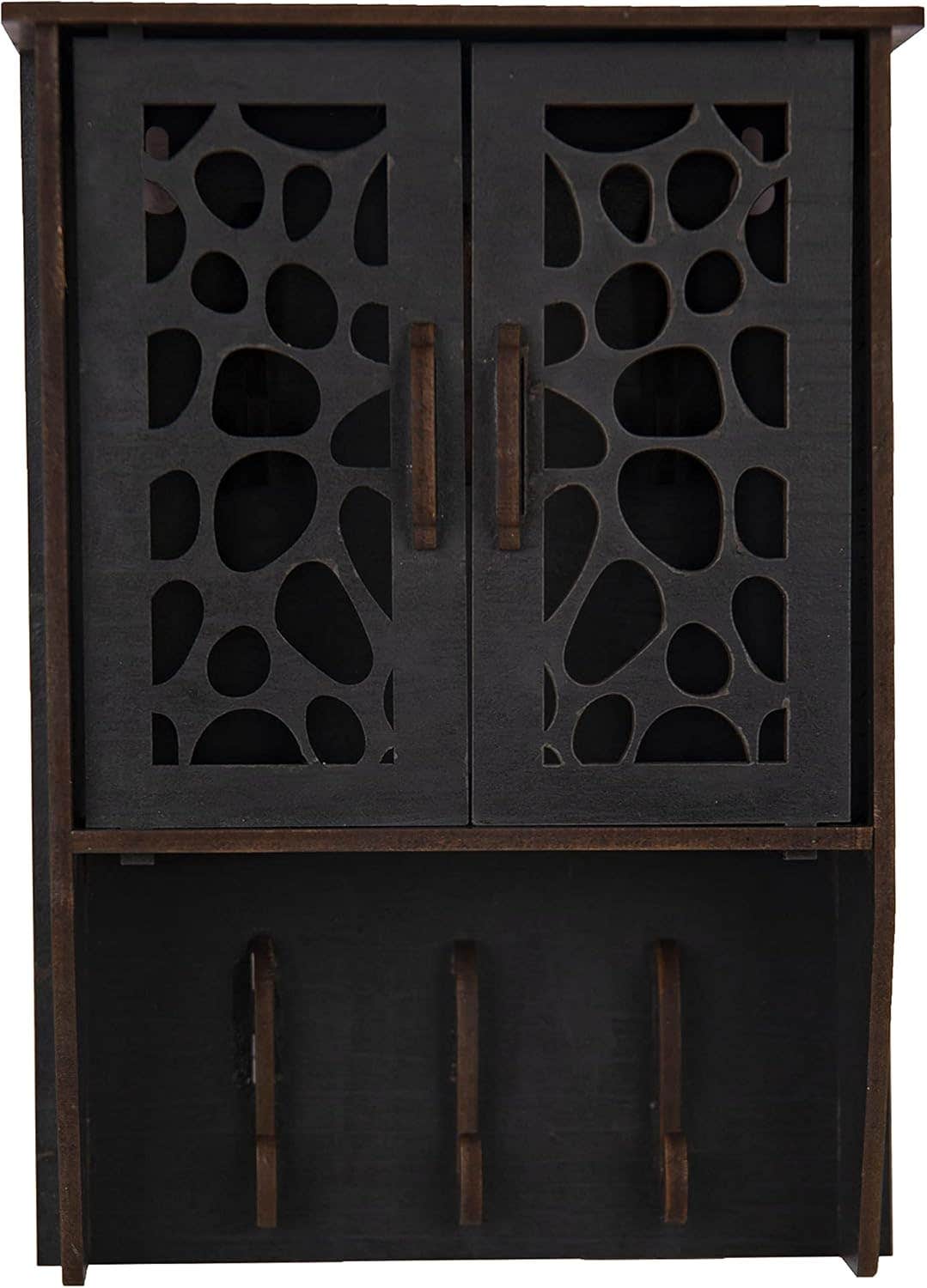 Wooden Key Hanger (2724960902478, Brown)