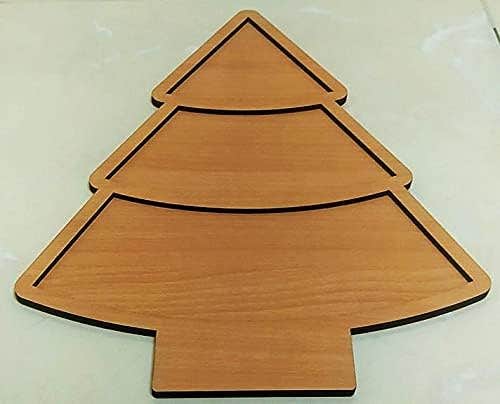 Tree Shape Tray (2725609070527, Beige)