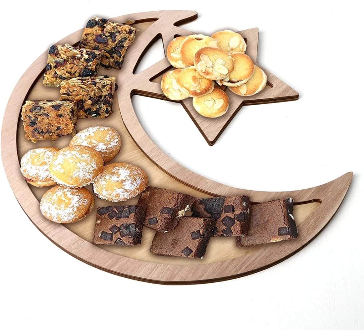 Generic Dinner plate eid mubarak decorate your islamic wood towel ramadan kareem decoration islamic muslim party decoration eid mubarak gift eid mubarak