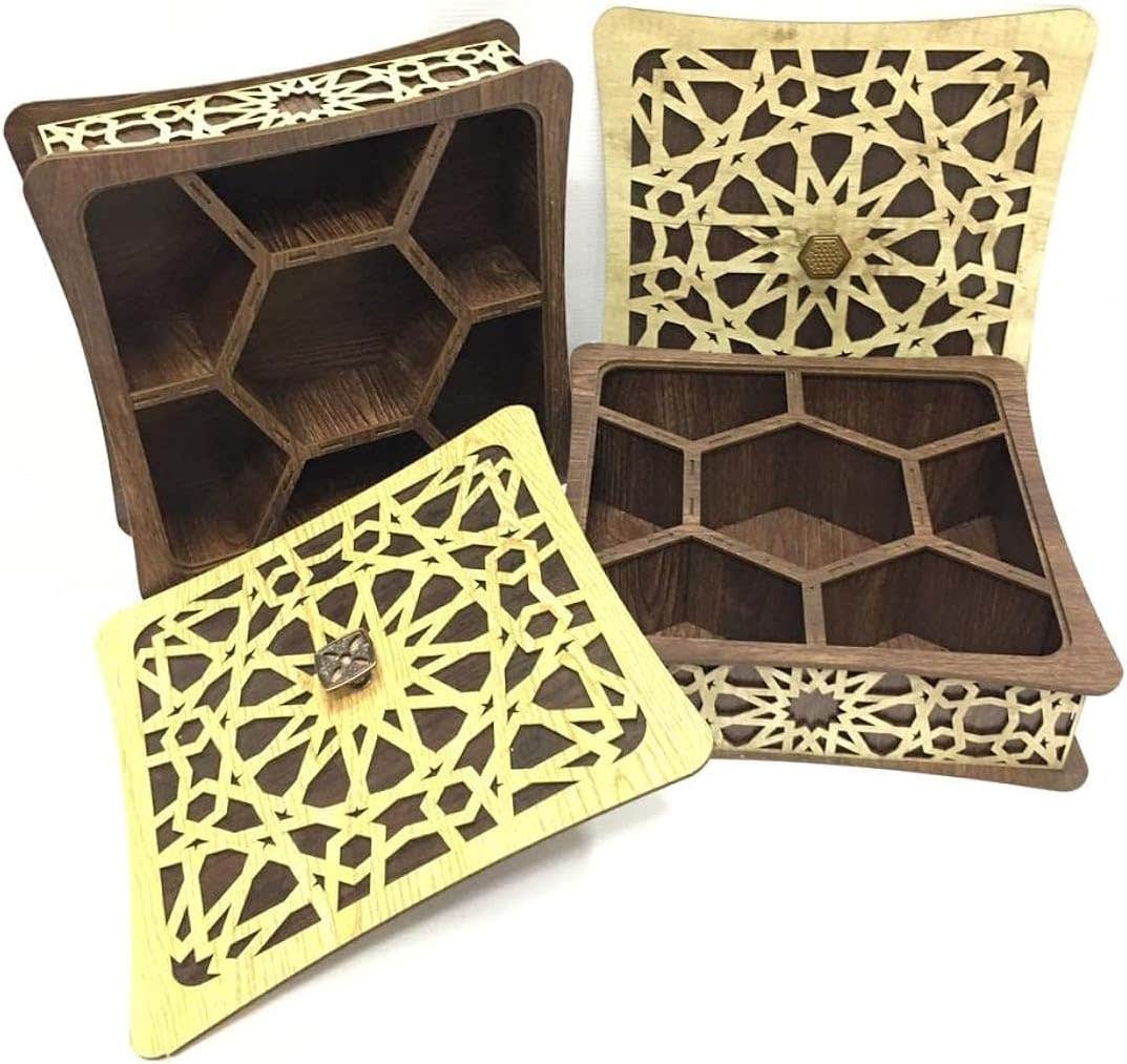 Wooden Divided Bonnier (12in)