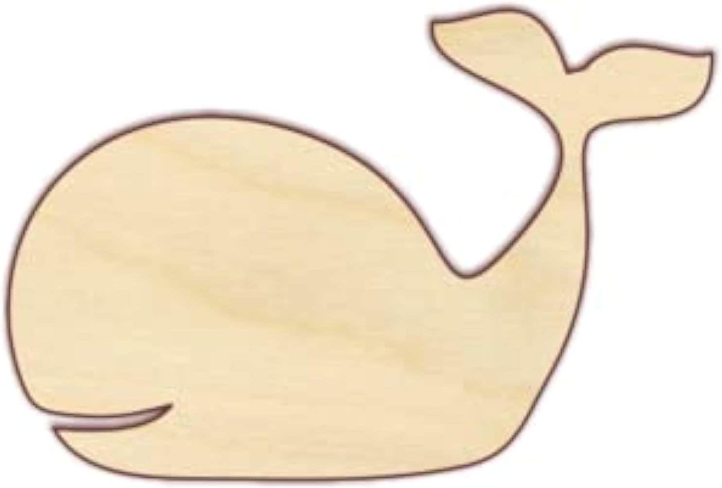 Sea Whale Wood All Purpose Art Decoration Decoration Kids Painting