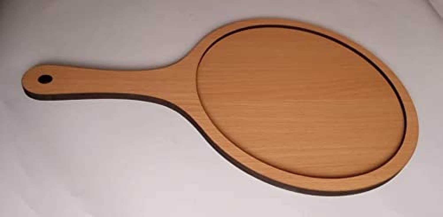 Your Home Rustic Wood Pizza Serving Tray, 12 Inch