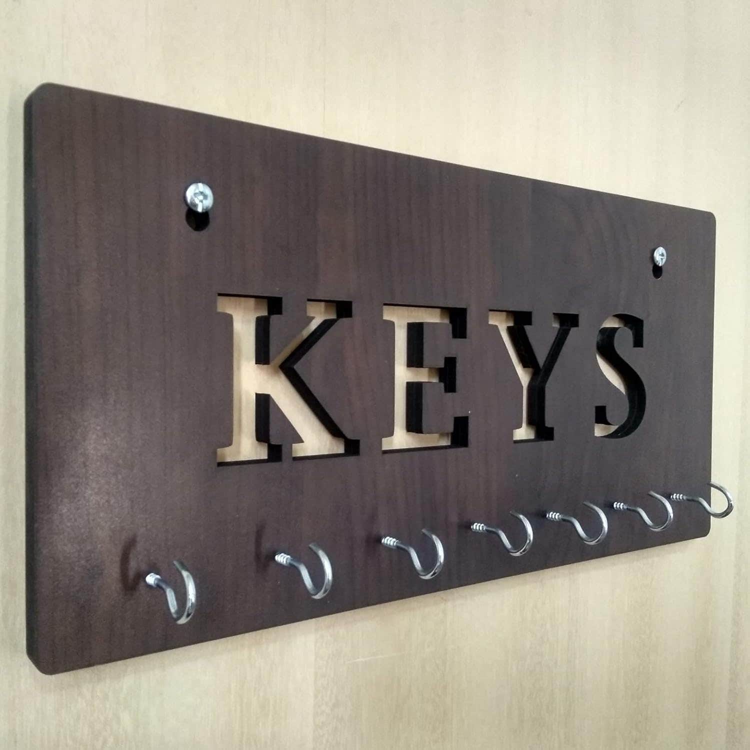 KH02 Wooden Wall Key Chains Holder (15X30cm)