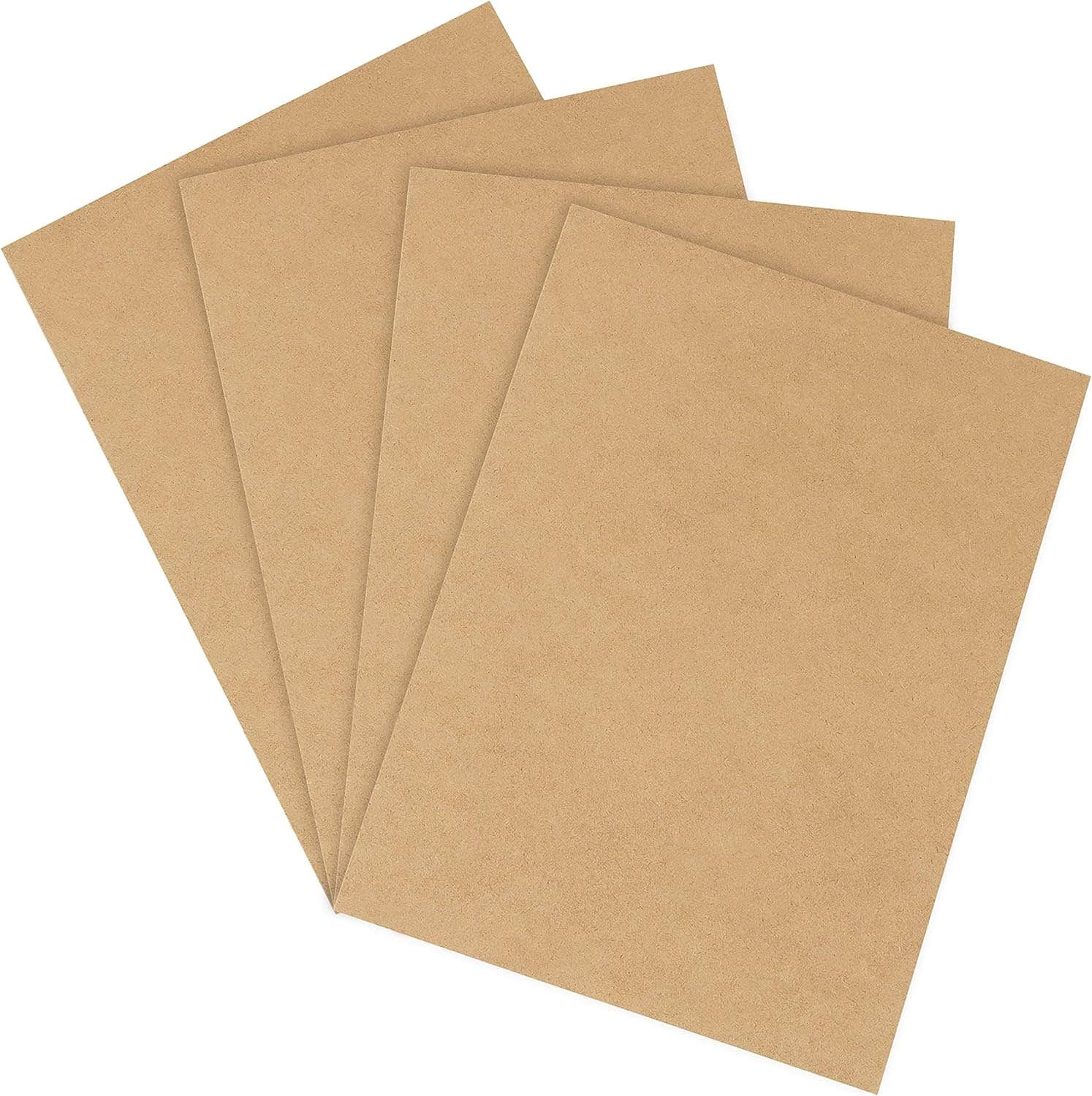 Belle Vous 2mm MDF Wood Sheets (30 Pack) - 15 x 20cm / 6 x 8 Inches - Unfinished Wood DIY Craft Project Board - Perfect for Laser Cutting, Painting, Modelling, Engraving, Fretwork & Pyrography