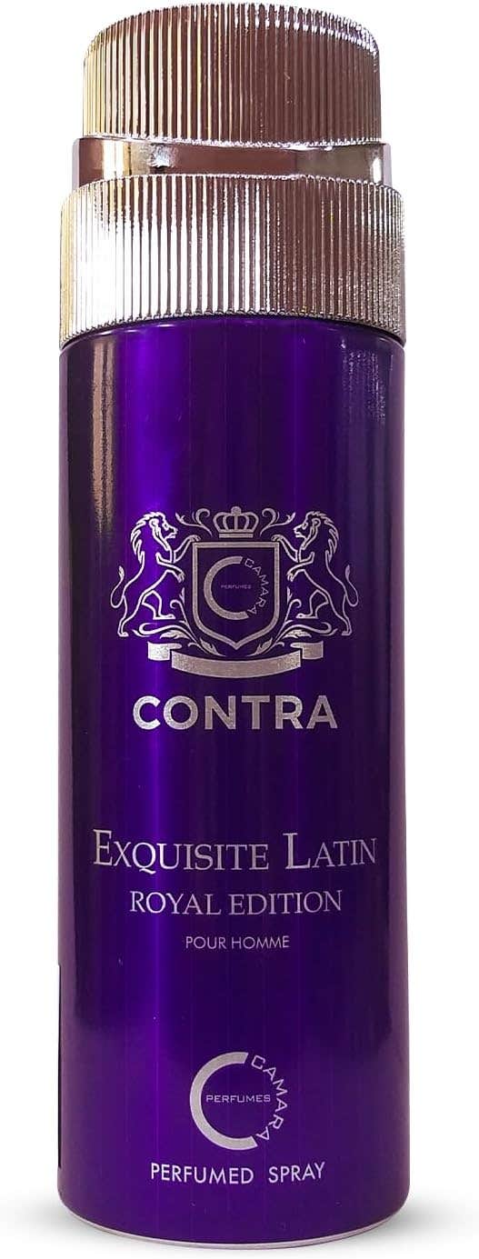 Camara Contra Exquisite Latin Pour Homme Body Spray 200ml - Oriental Floral Scent