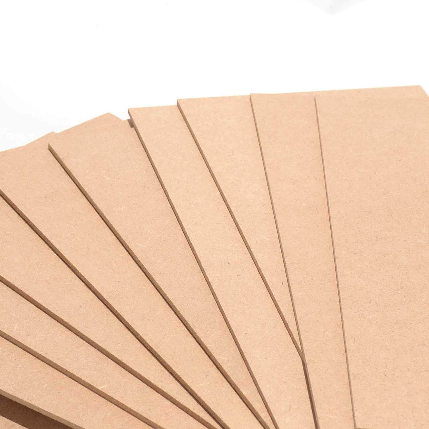 3mm MDF A5 Sheet 25 Pack, for lasercutting, Scroll Saw, frettwork, pyography, Crafting etc