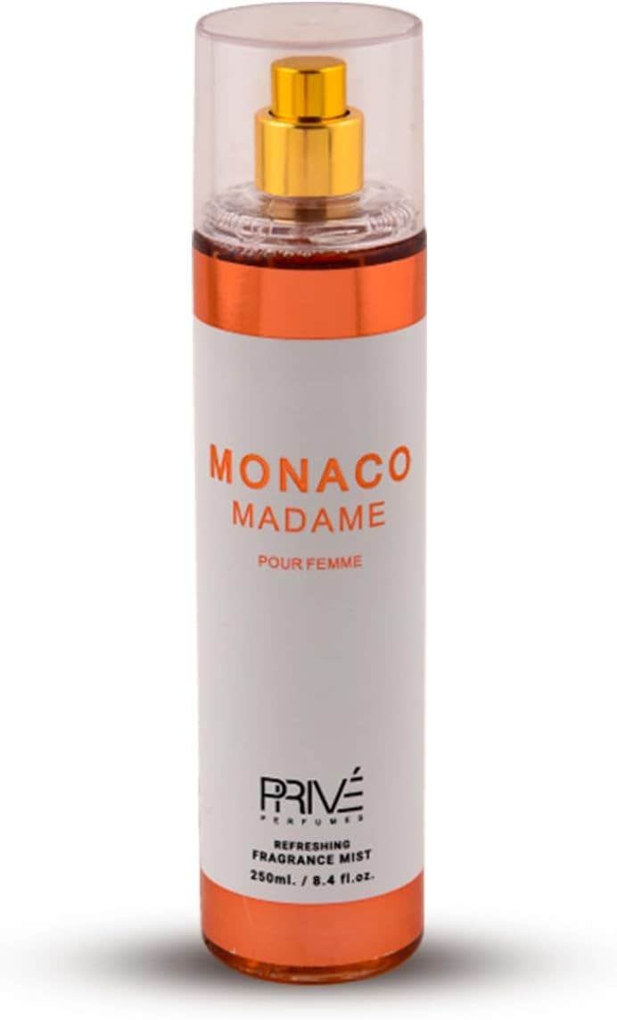Prive By Emper Monaco Madame Perfume Body Mist 250ml - Floral & Fruity Fragrance