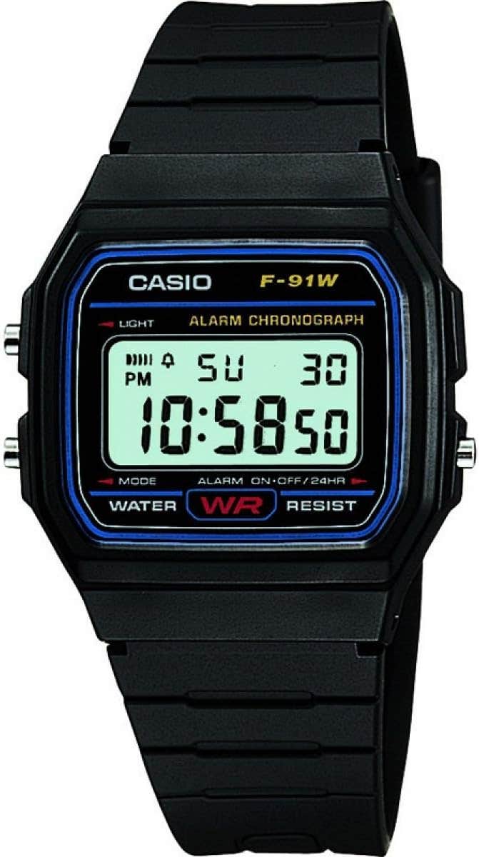 Casio F-91W-1DG Quartz Women's Watch - Elegant & Reliable