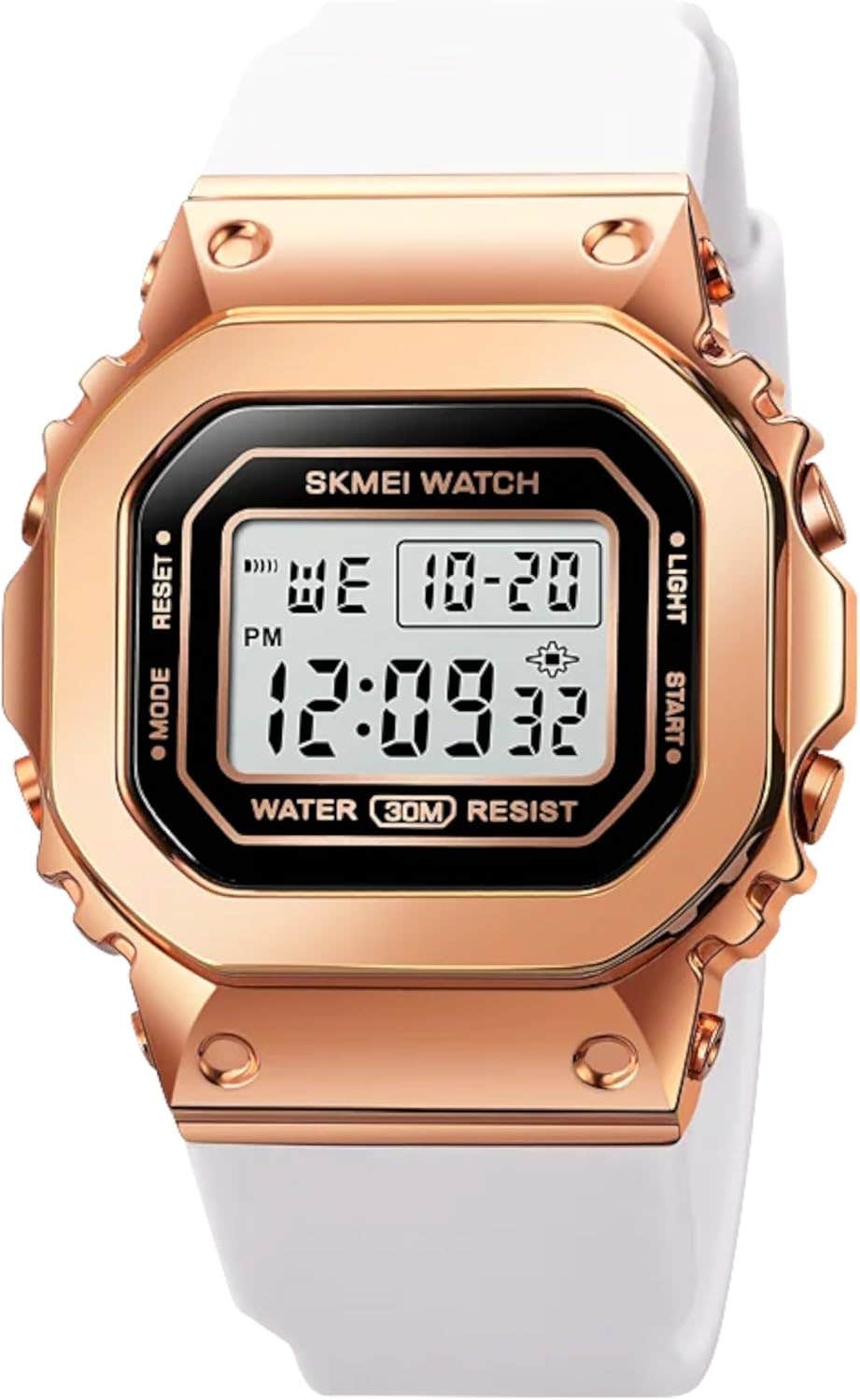 SKMEI 1796 Small Dial Metal Watch | Waterproof Shockproof | Multi-Function Date | Luxury Steel Bracelet