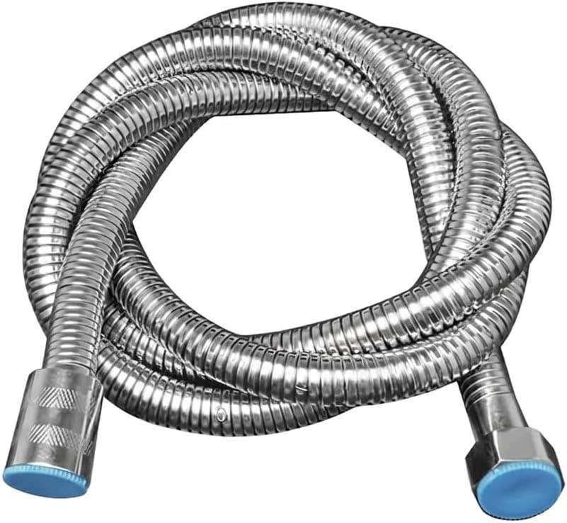 Stainless Steel Shower Hose - 1.5M Flexible 360° Rotation, Leak Proof Brass Connectors