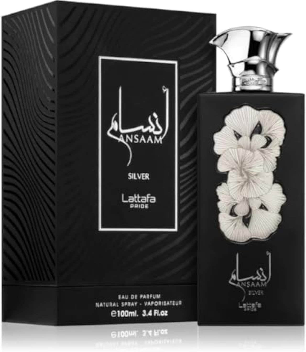 Lattafa ANSAAM SILVER EDP 100ML Unisex Fragrance