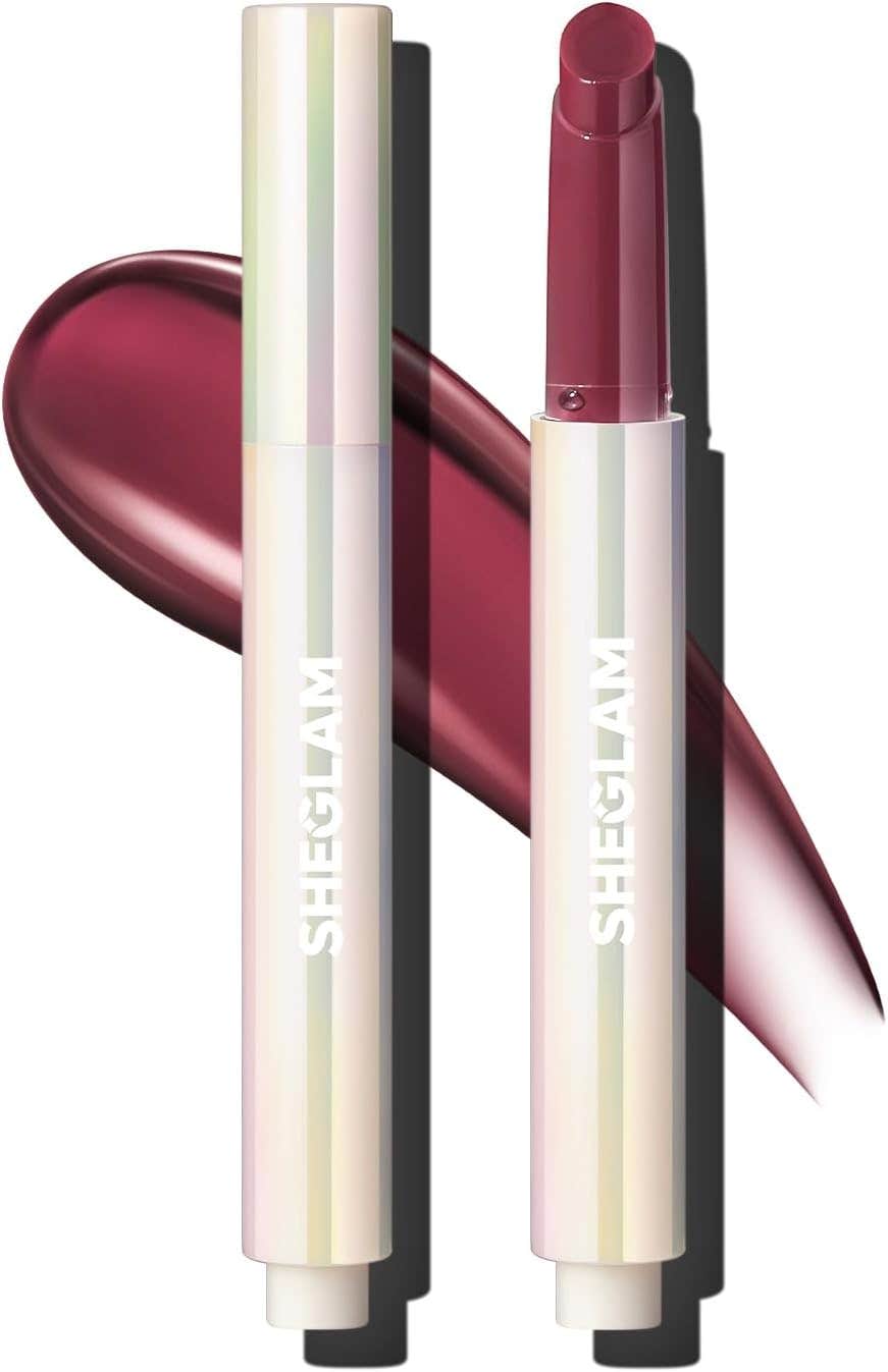 SHEGLAM Pout-Perfect Shine Lip Plumper Stick - Berry Season, Long-Lasting Glossy Color