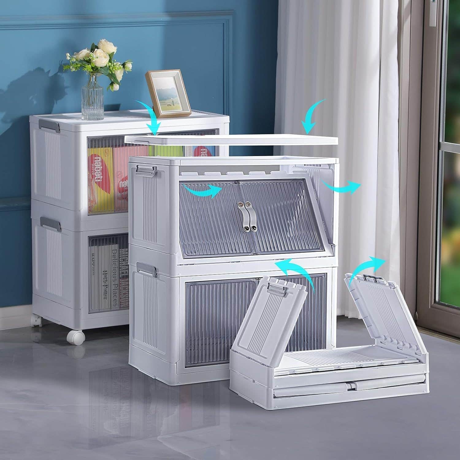 Generic Plastic Storage Cabinet with 5 Drawers - Easy Assembly - 500g - In Stock