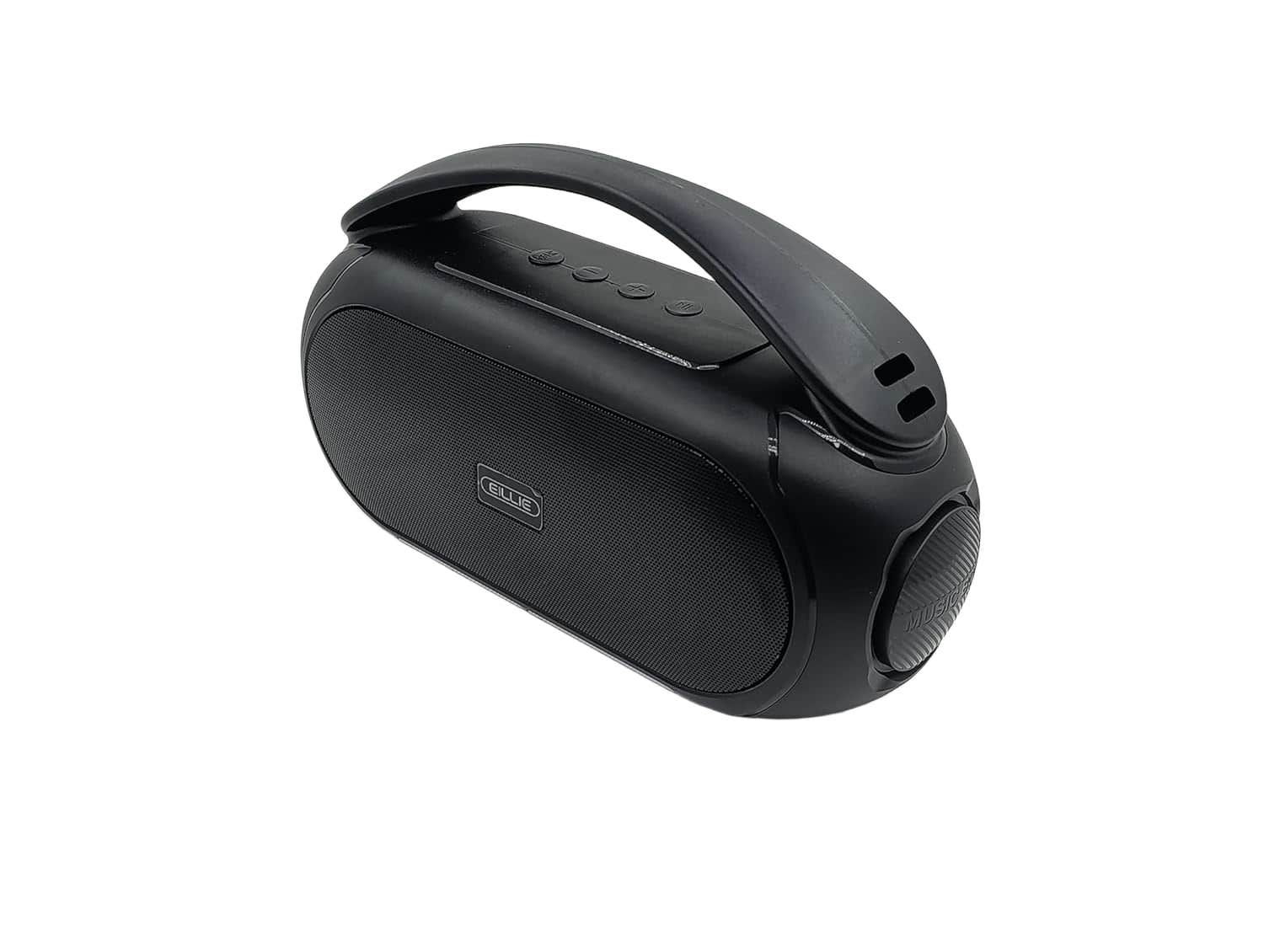 15W Stereo Bluetooth Speaker | Deep Bass | LED Lighting | Portable - Black